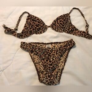 Sauvage Leopard Print Bikini